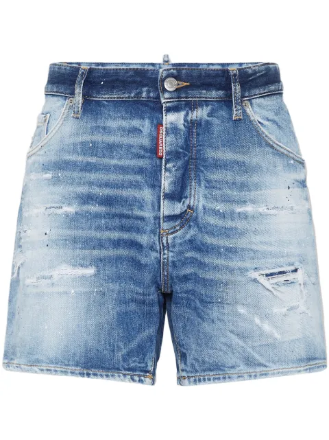 DSQUARED2 distressed-effect shorts