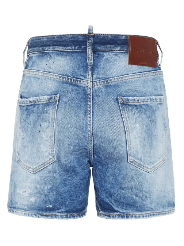 DSQUARED2 ダメージ ショートパンツ | ブルー | FARFETCH JP