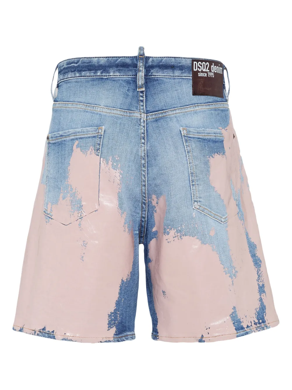 DSQUARED2 short à imprimé peinture | Shorts en jean | Image 2