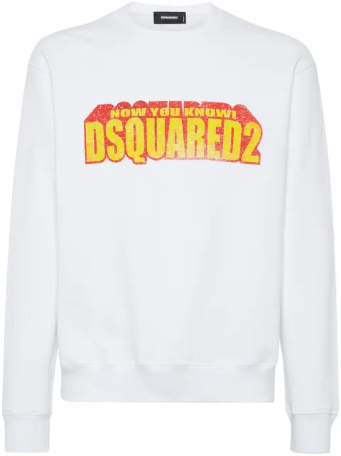 DSQUARED2 logo-print sweatshirt