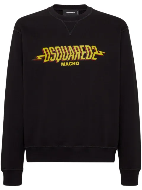 DSQUARED2 sudadera con logo estampado