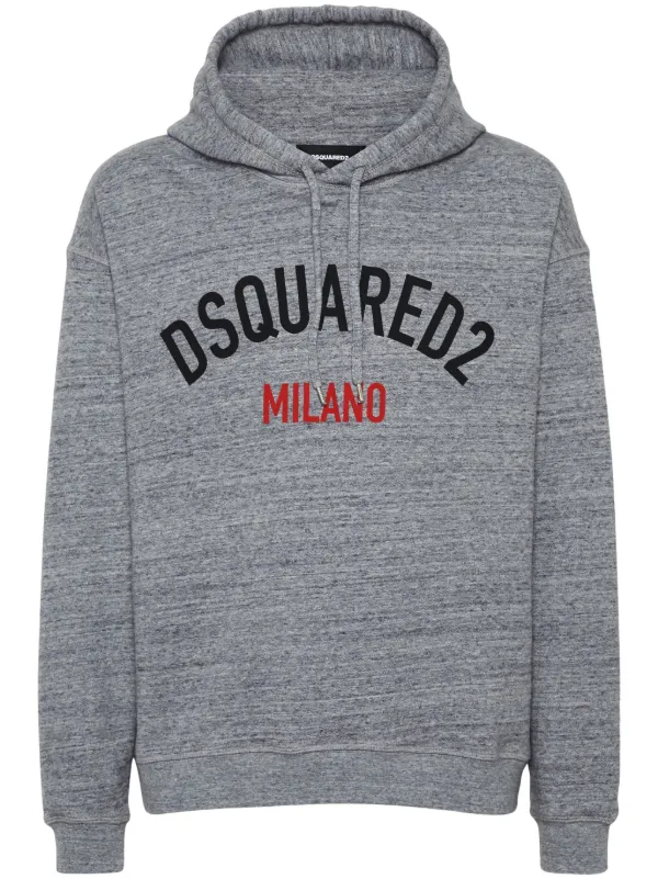 DSQUARED2 コットン パーカー DSQUARED2 コットン パーカー | グレー | FARFETCH JP