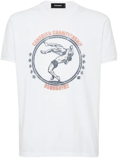T-shirt à imprimé graphique - DSQUARED2 - Modalova