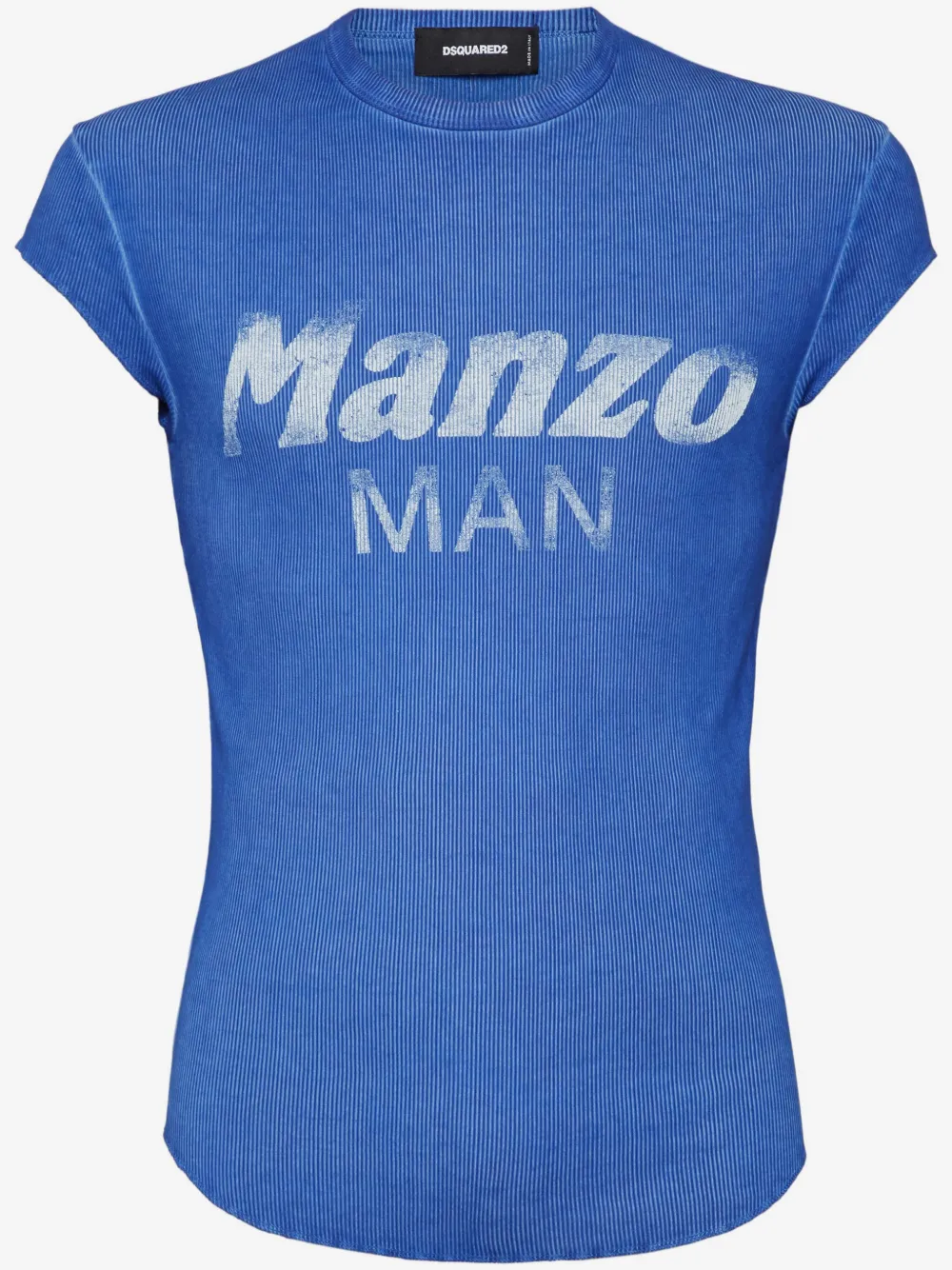 DSQUARED2 playera con texto estampado | azul | Image 1