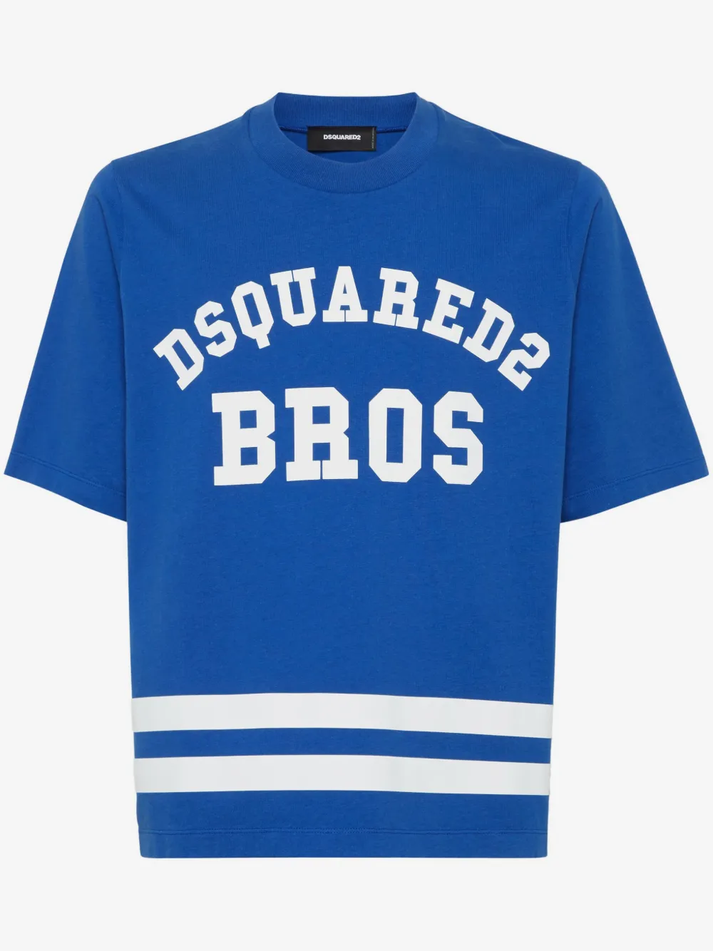 DSQUARED2 logo印花T恤 | 蓝色 | Image 1