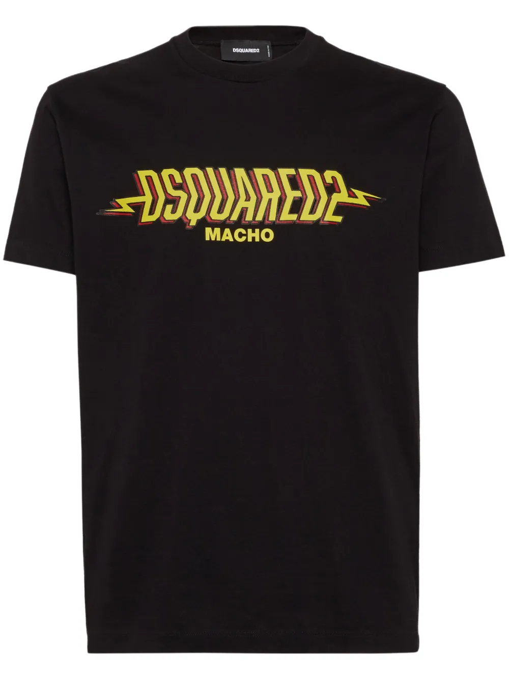 DSQUARED2 T-shirt met logoprint Zwart