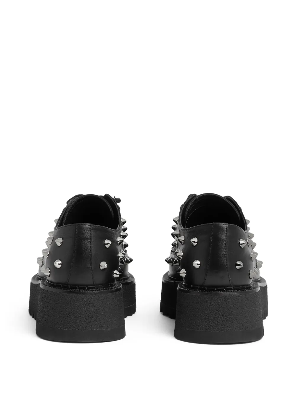 DSQUARED2 studded loafers Black