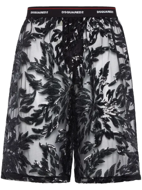 DSQUARED2 sequinned shorts