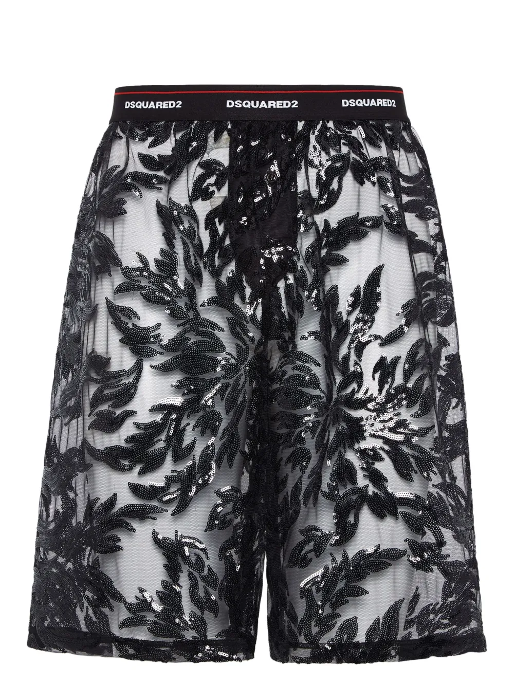 DSQUARED2 sequinned shorts | Black | Image 1