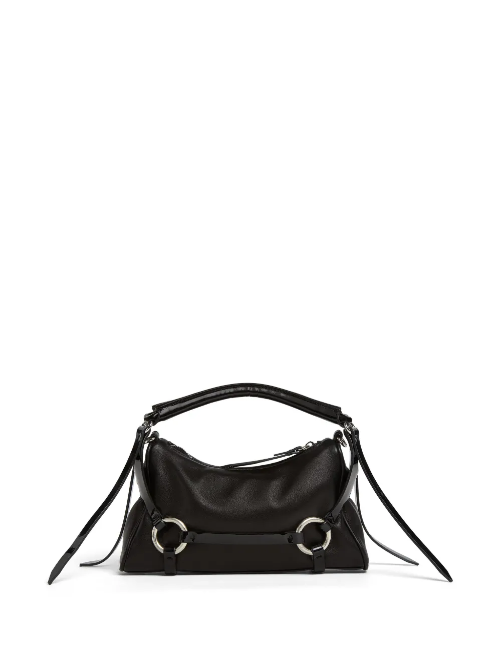 DSQUARED2 Leren schoudertas - Zwart