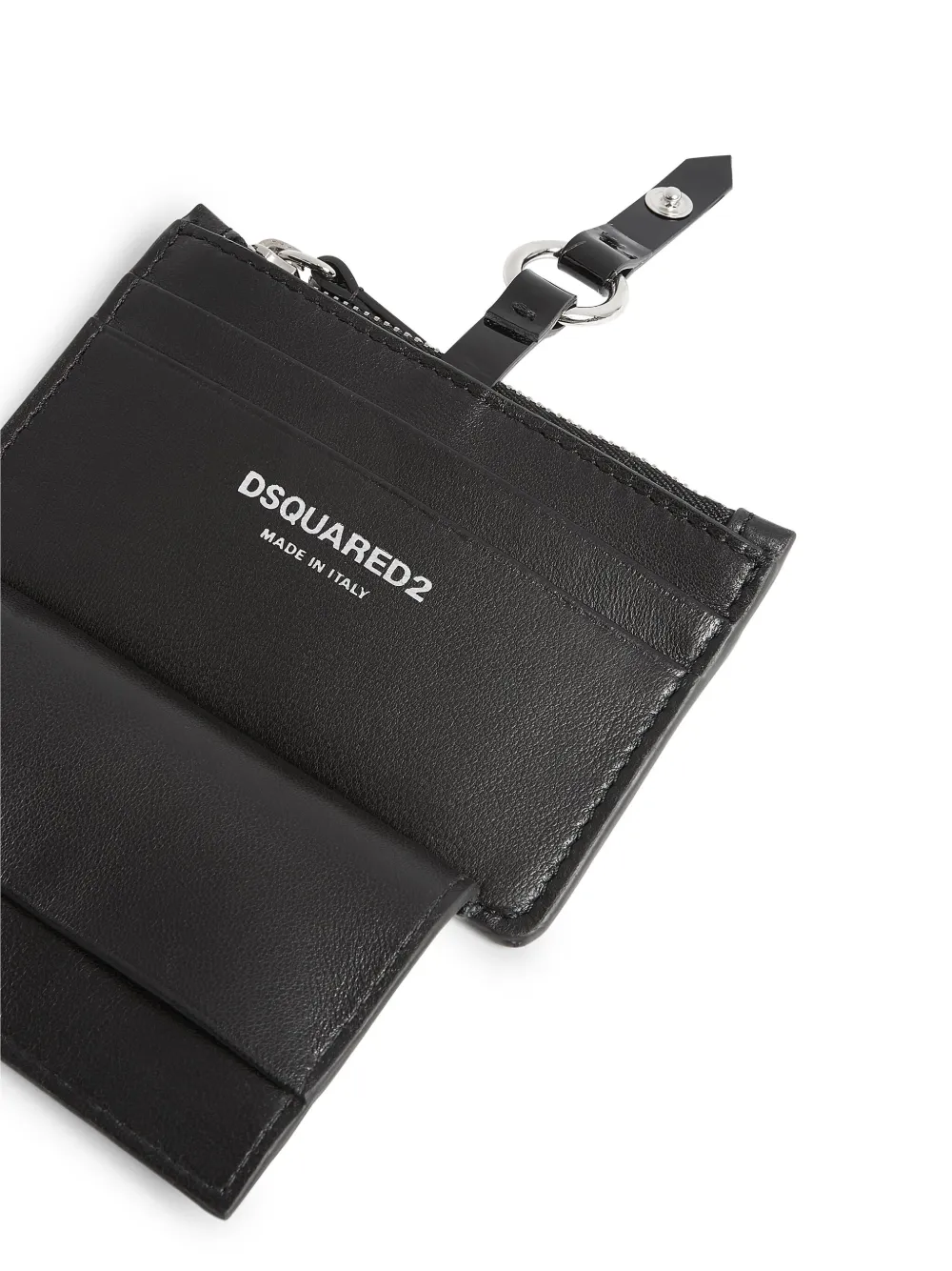 DSQUARED2 Portemonnee met logoplakkaat Zwart