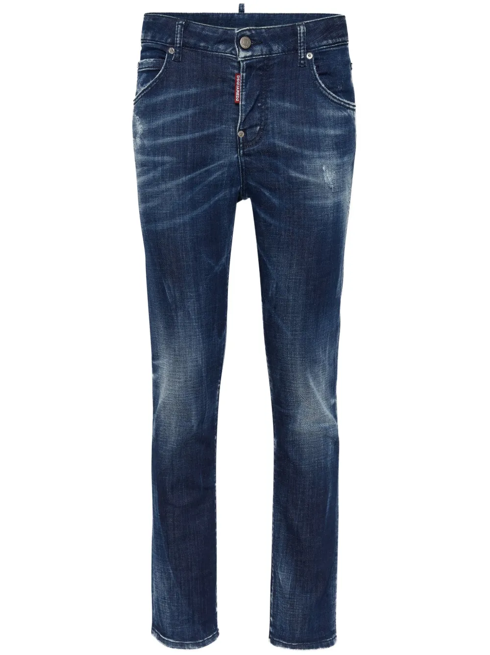 DSQUARED2 Jennifer mid waist broek Blauw