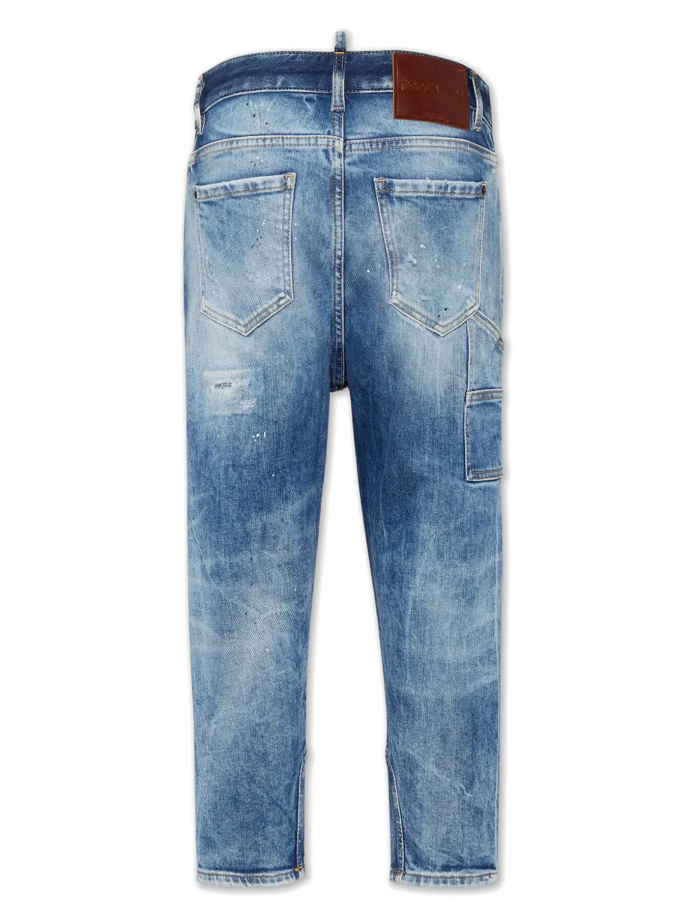 DSQUARED2 jean cigarette à effet usé | Jeans fuselés | Image 2