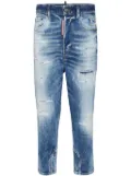 DSQUARED2 distressed-effect tapered jeans - Blue