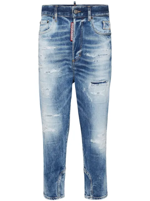 DSQUARED2 distressed-effect tapered jeans
