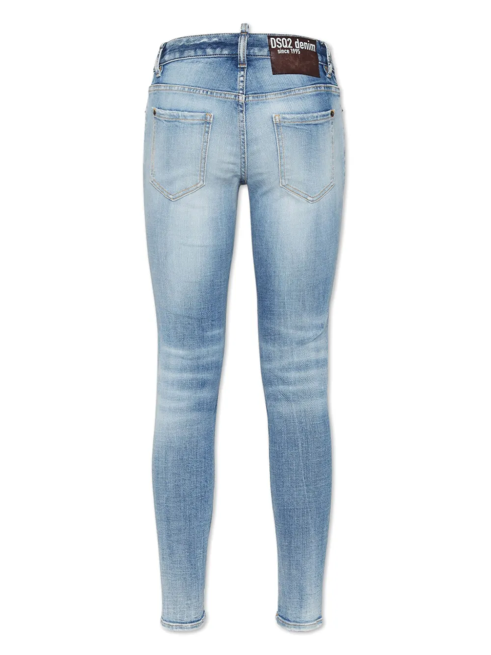 DSQUARED2 Jennifer mid waist broek - Blauw