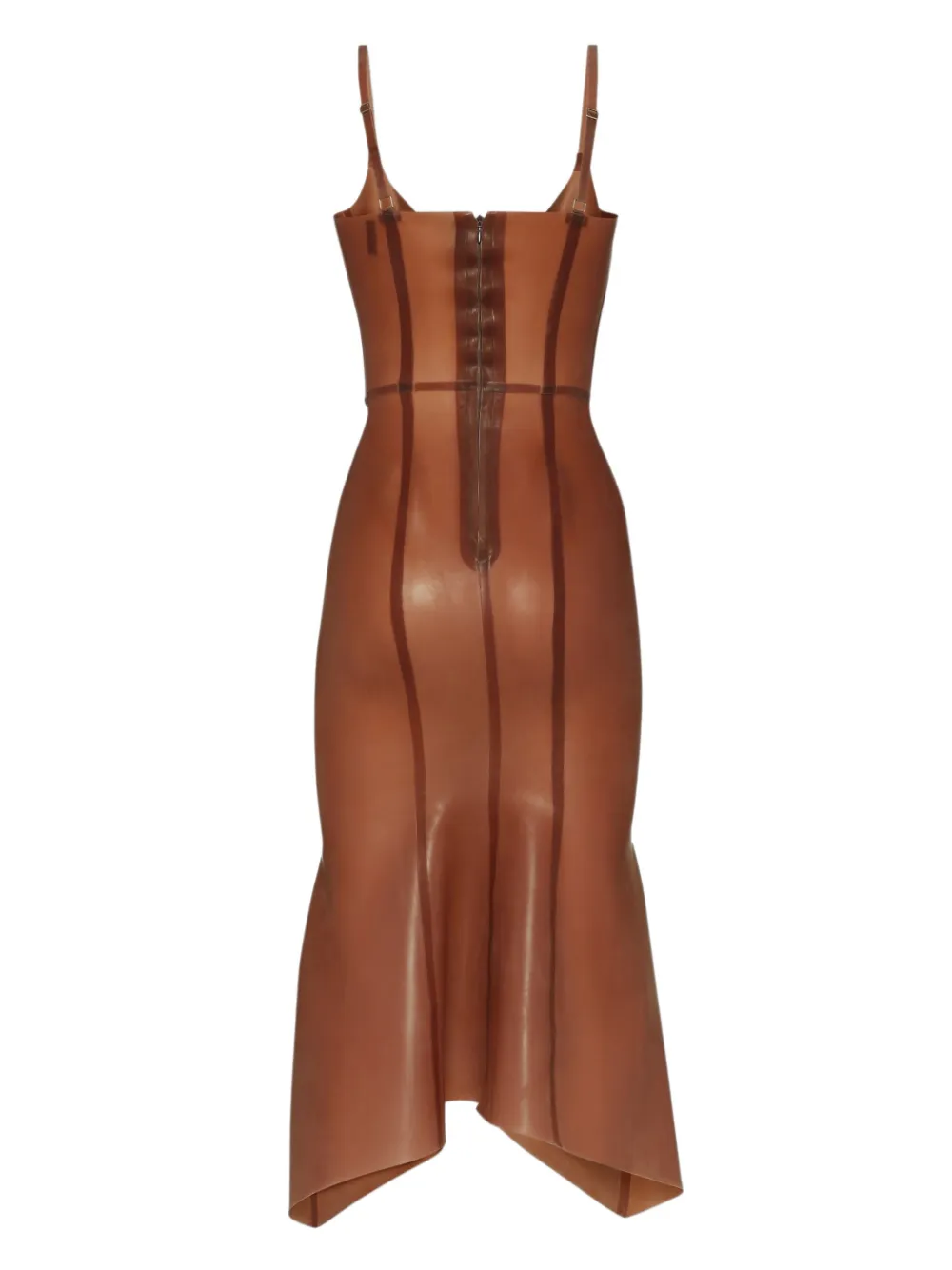 DSQUARED2 Latex midi-jurk - Roze