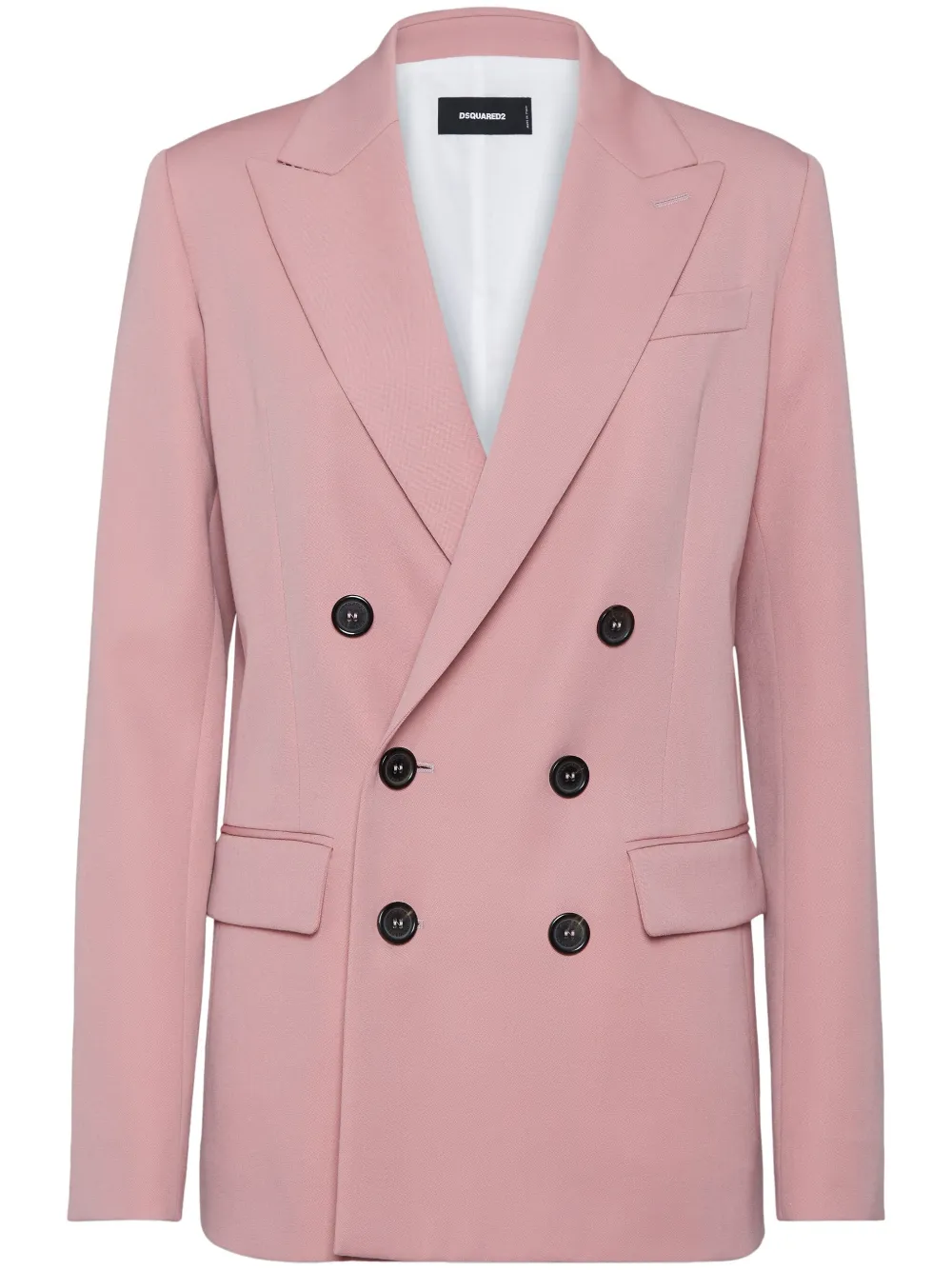 DSQUARED2 Blazer met dubbele rij knopen Roze