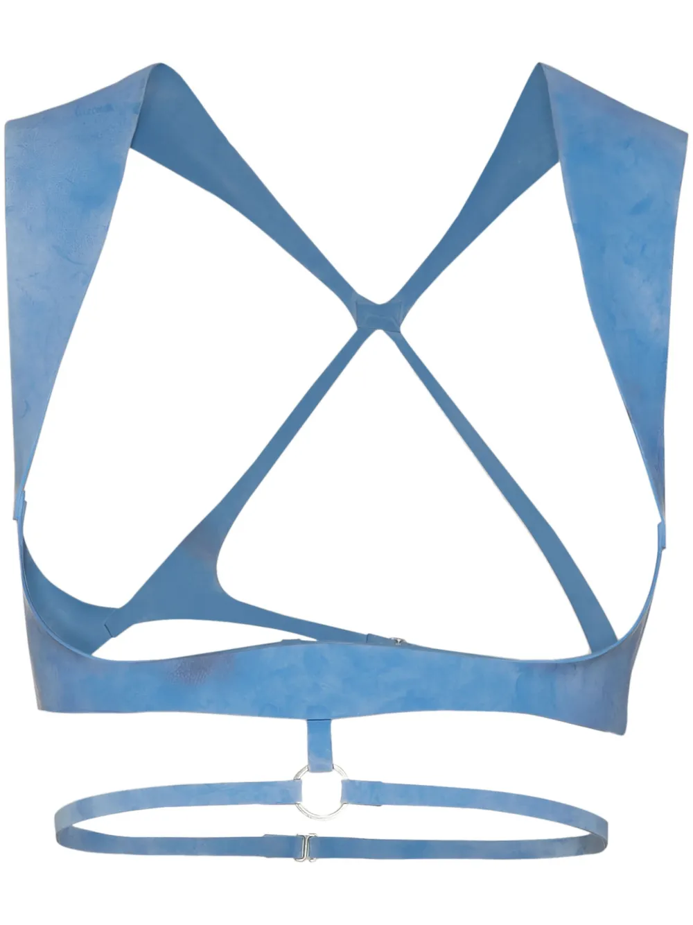 DSQUARED2 Latex crop top | Blue | Image 1