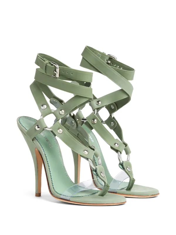 DSQUARED2 multi-strap Sandals | Green | FARFETCH
