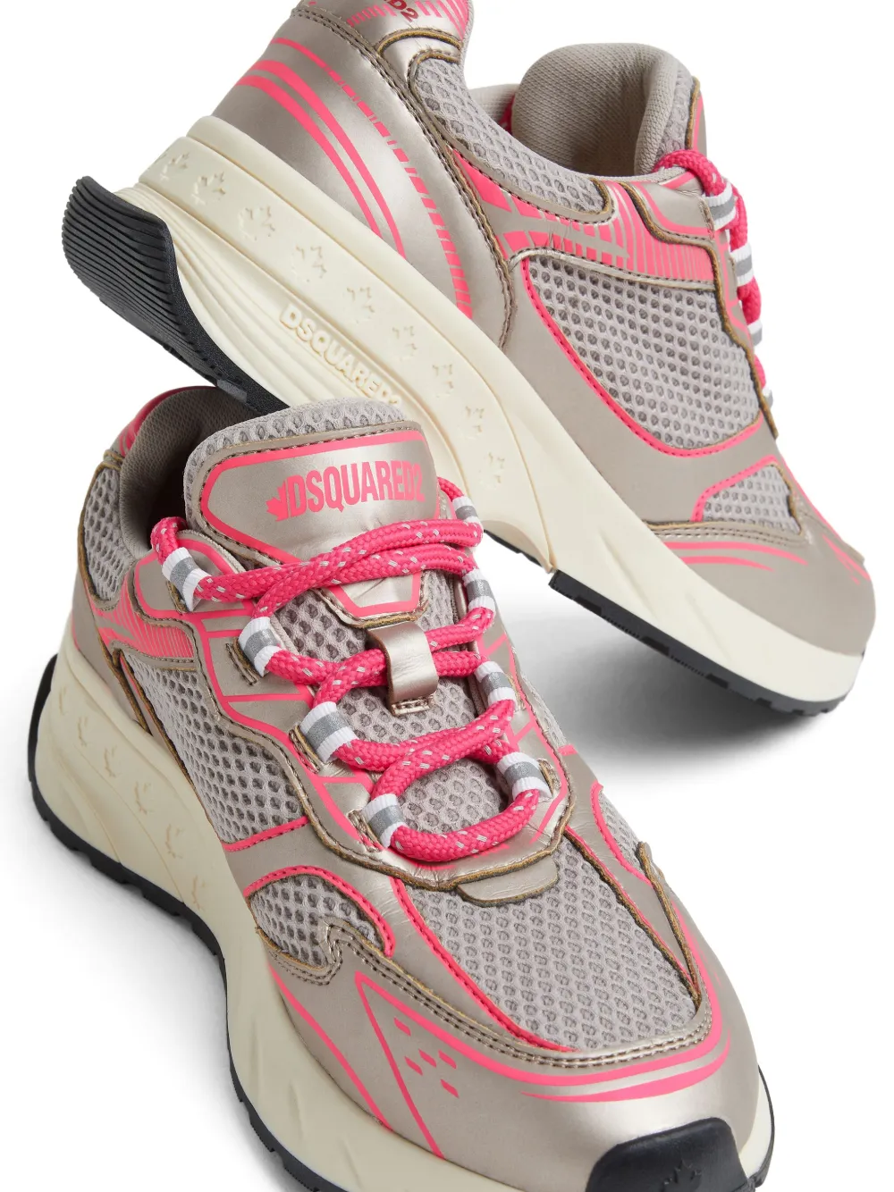 DSQUARED2 panelled sneakers Grey