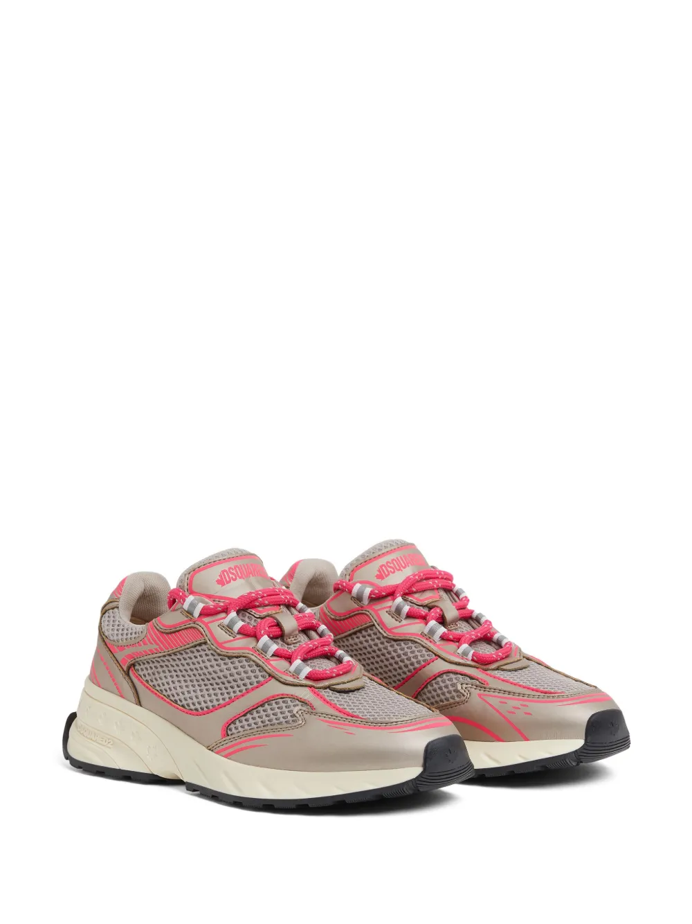 DSQUARED2 Sneakers met vlakken - Grijs
