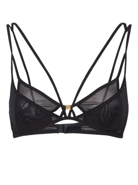 DSQUARED2 semi-sheer layered bra