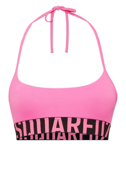 DSQUARED2 halterneck bikini top