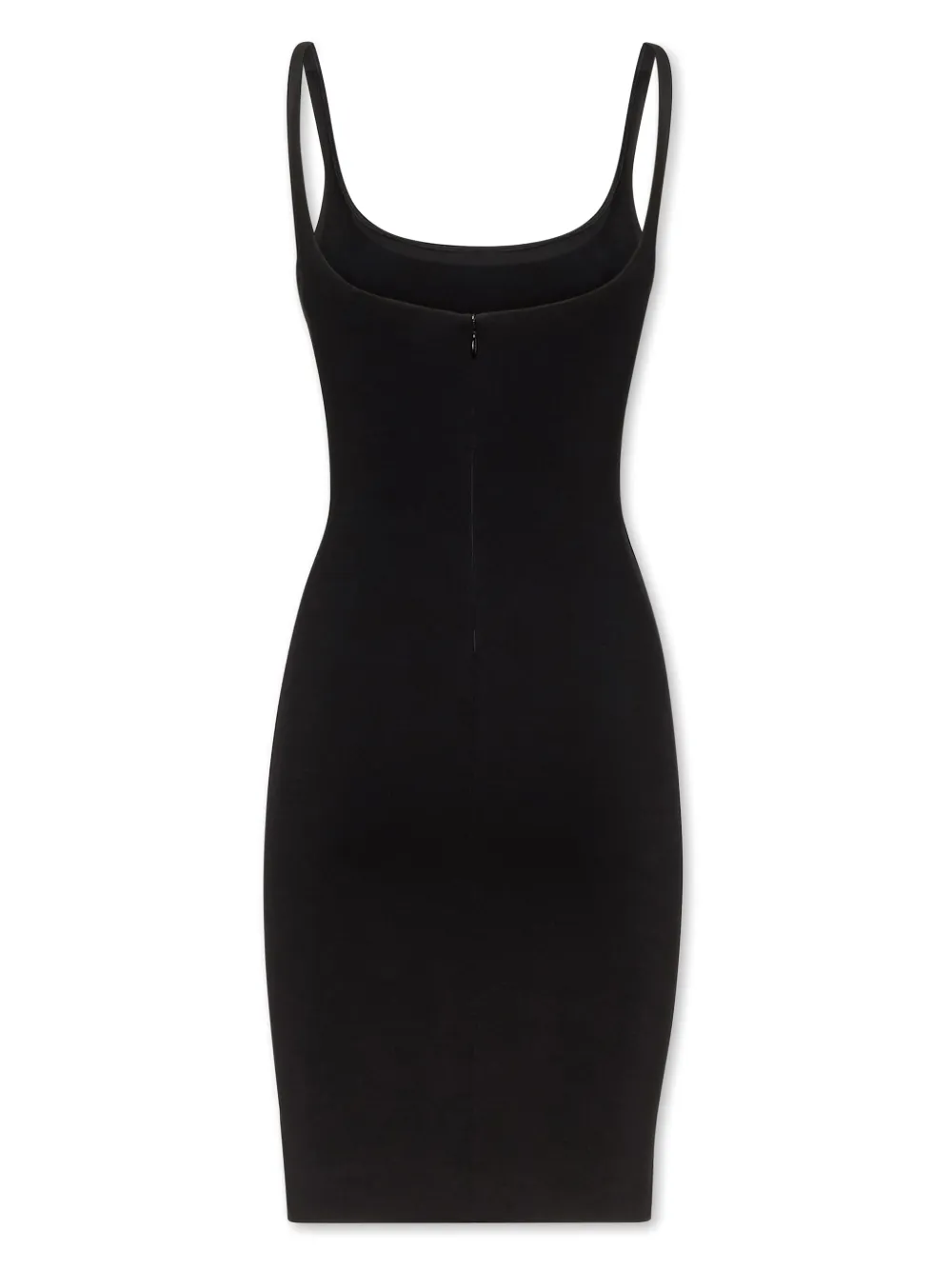 Dsquared2 Black Viscose Blend Mini Dress In Black