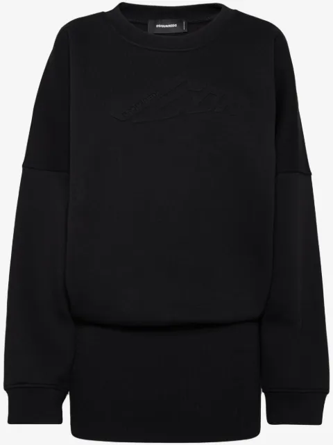 DSQUARED2 vestido estilo sudadera Icon