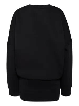 【新品未使用】DSQUARED2 ファー付きブラックドレス D SQUARED2(ディースクエアード) ワンピース(レディース) - 海外