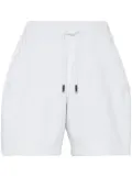 DSQUARED2 cotton track shorts - White