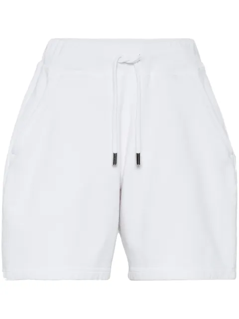 DSQUARED2 cotton track shorts