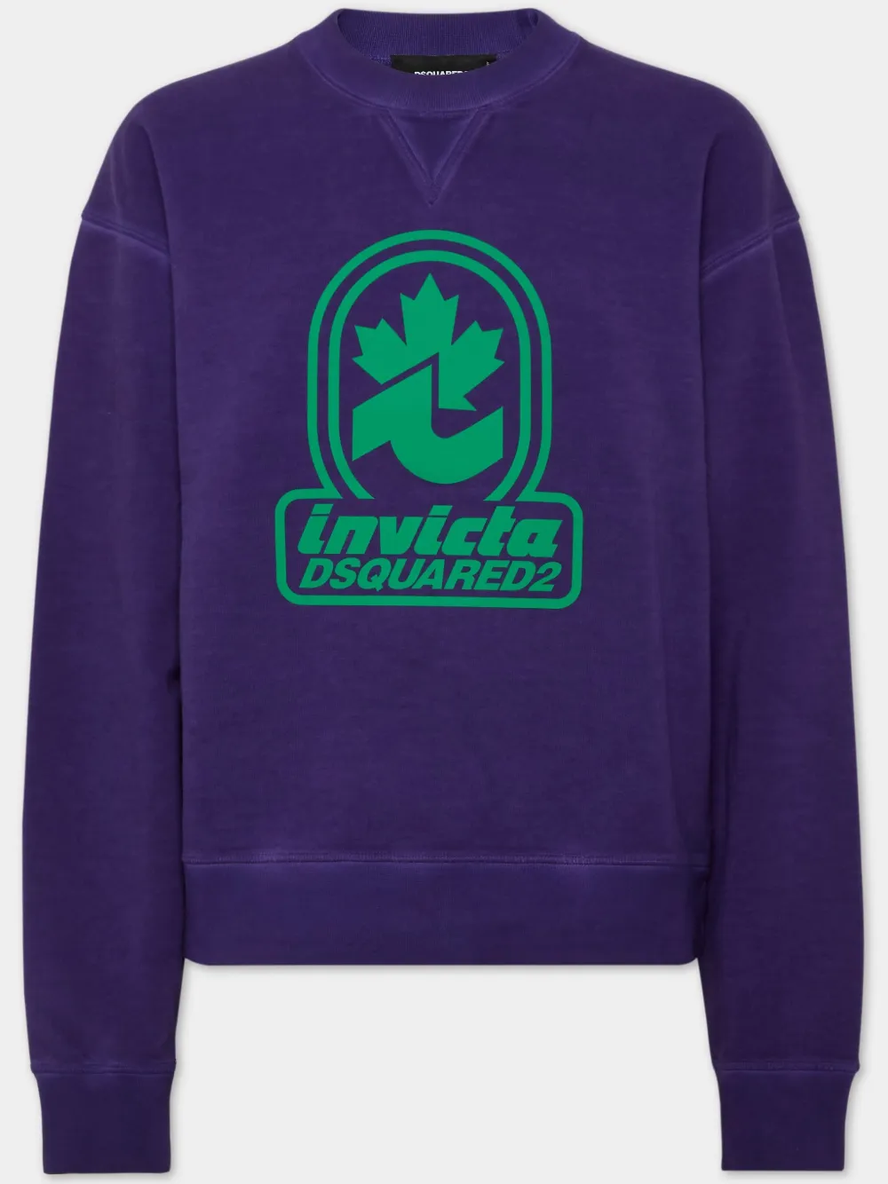 Dsquared2 Logo-print Sweatshirt In Purple