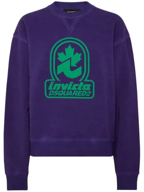 DSQUARED2 sudadera con logo estampado