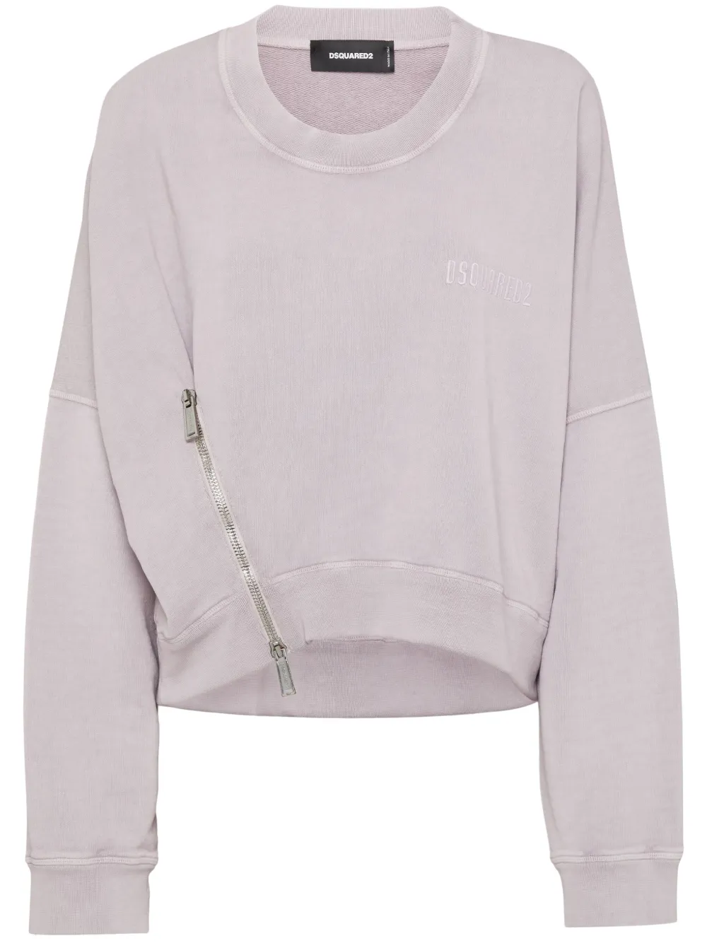DSQUARED2 sweat à détails de zips | violet | Image 1