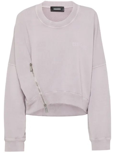 DSQUARED2 Sweatshirt mit Reißverschluss