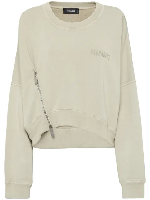 DSQUARED2 Sweatshirt mit Reißverschluss