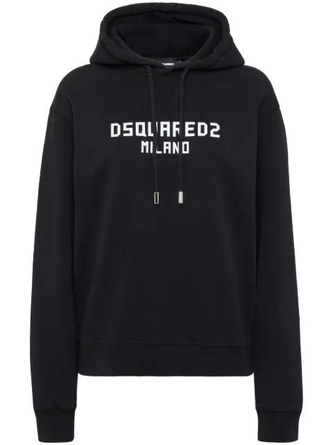 DSQUARED2 logo-print hoodie