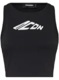 DSQUARED2 Mini Fit Icon tank top - Black