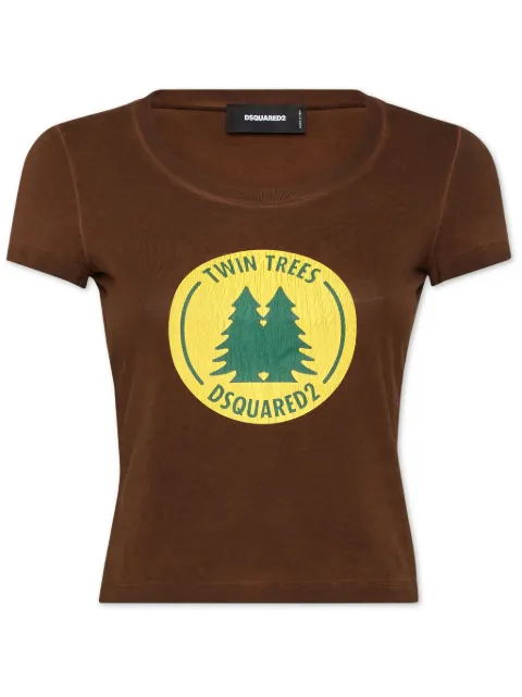 DSQUARED2 logo-print T-shirt