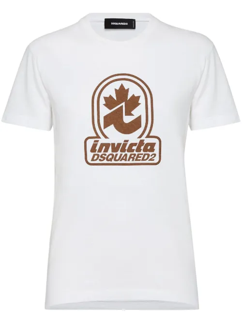 X Invicta t-shirt à logo imprimé - DSQUARED2 - Modalova
