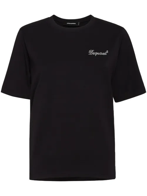 DSQUARED2 t-shirt en coton - Noir - DSQUARED2 - Modalova