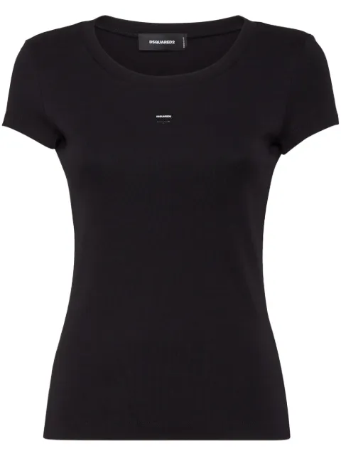 DSQUARED2 playera con logo estampado