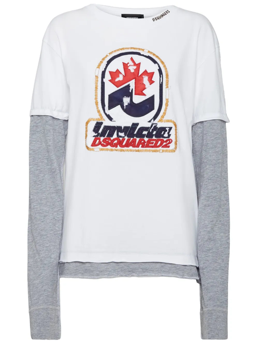 DSQUARED2 playera con logo bordado de DSQUARED2 x Invicta | blanco | Image 1