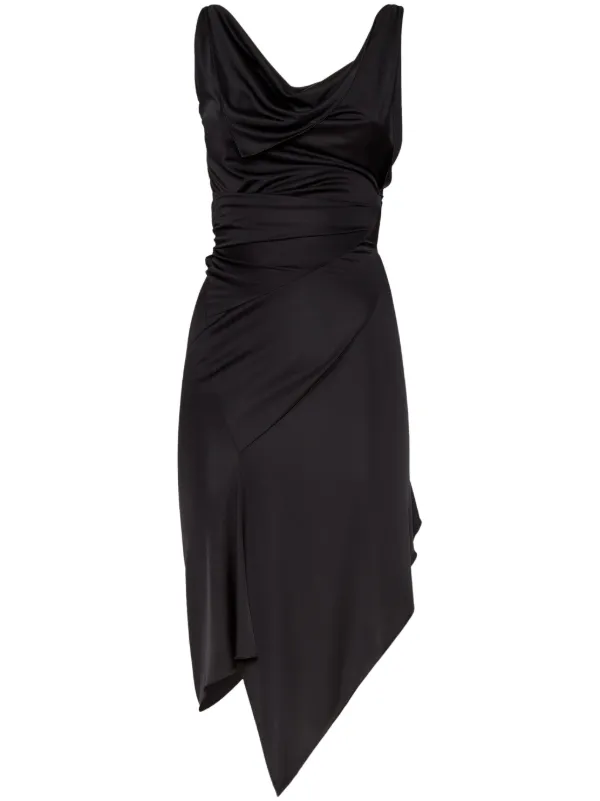 DSQUARED2 cowl-neck Midi Dress | Black