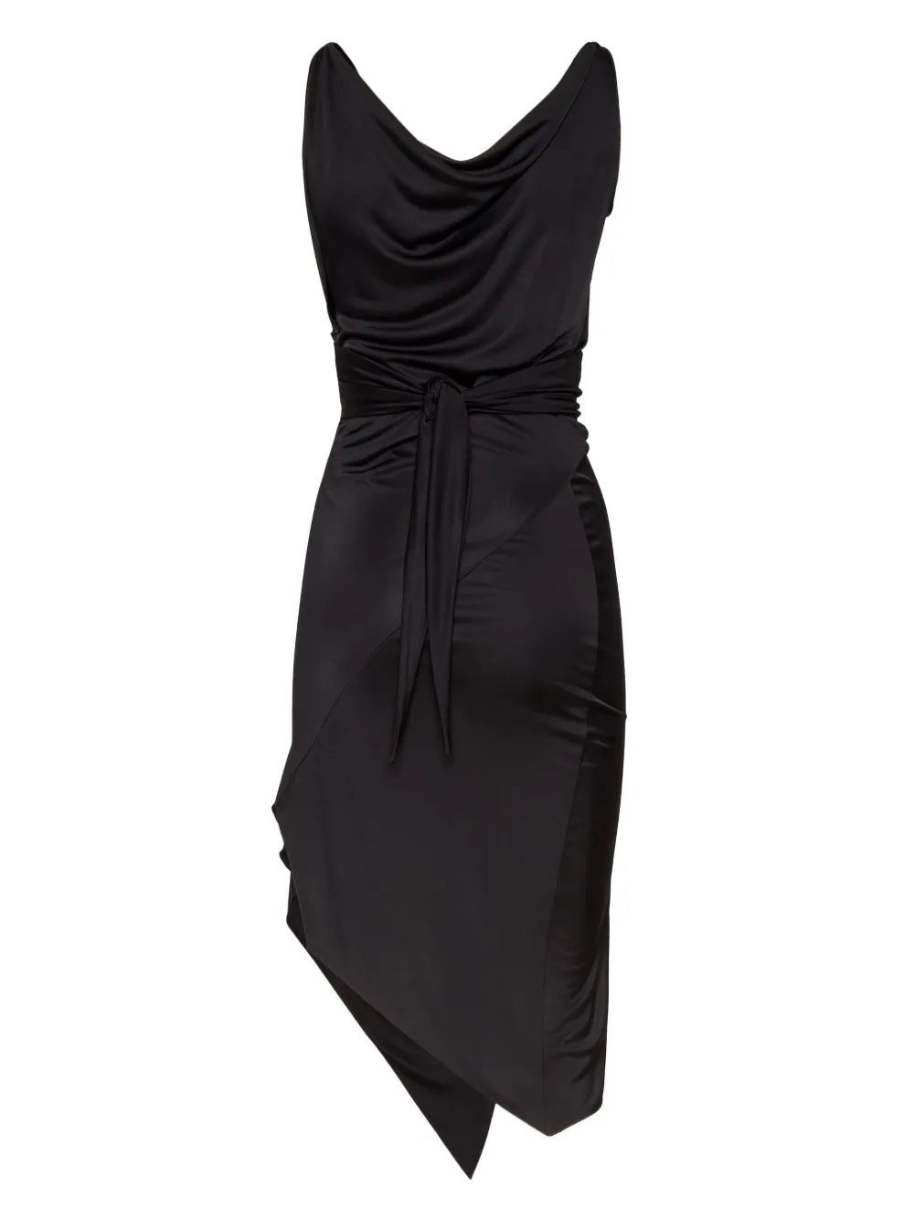 DSQUARED2 Midi-jurk met col - Zwart