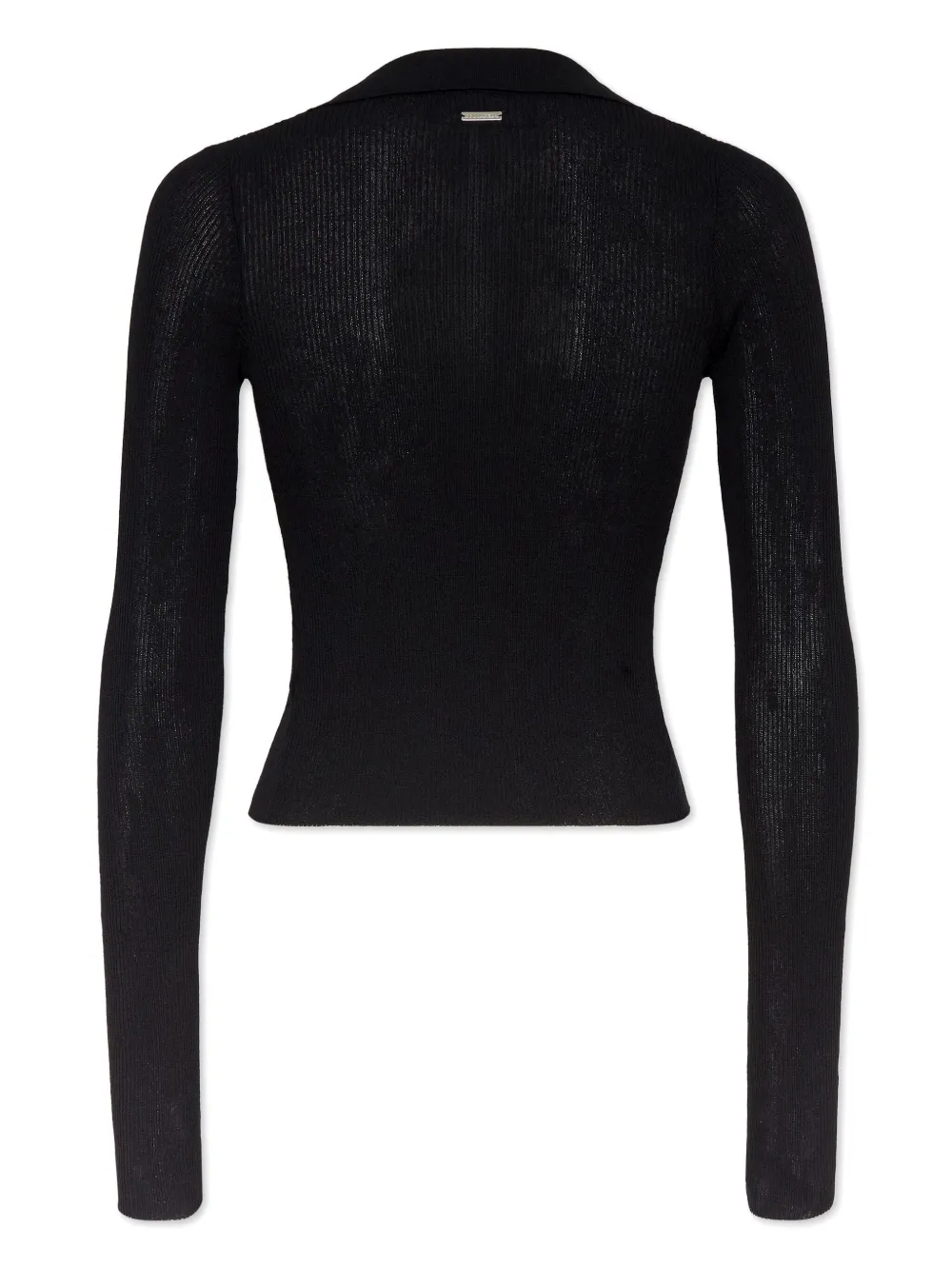 DSQUARED2 Ribgebreid vest - Zwart