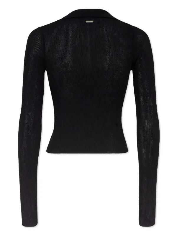 DSQUARED2 ribbed-knit Cardigan | Black | FARFETCH