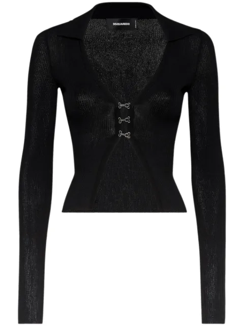 DSQUARED2 ribbed-knit cardigan